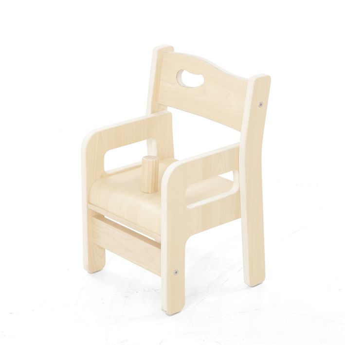 Stuhl OLE mit Armlehne und Stopper, 2 Sitzhöhen